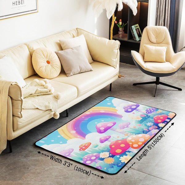Clothes Sewing Theme Area Rug 5x7 Needle and Thread Rug for Bedroom Sewing Machine Carpet Non Slip Rustic Farmhouse Floor Mat Decorative Accent Rug Non Shedding - Image 142