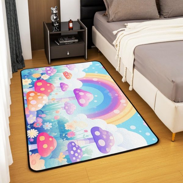 Clothes Sewing Theme Area Rug 5x7 Needle and Thread Rug for Bedroom Sewing Machine Carpet Non Slip Rustic Farmhouse Floor Mat Decorative Accent Rug Non Shedding - Image 143