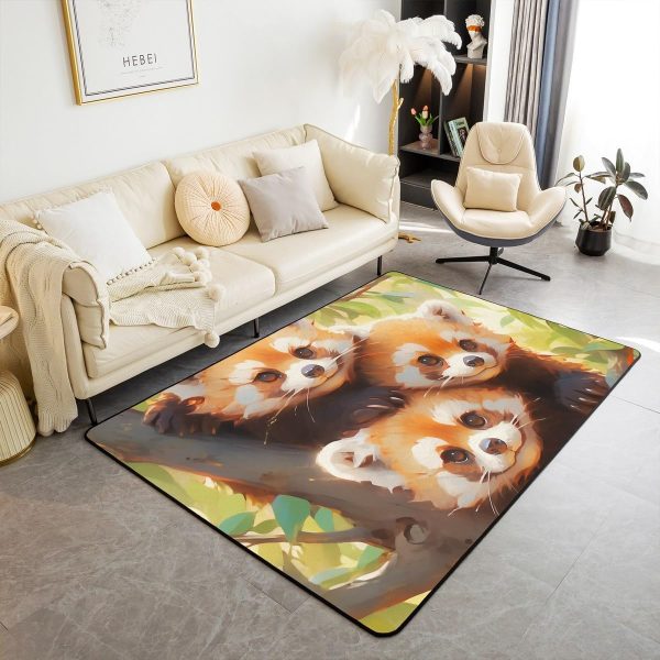 Watercolor Dragon Living Room Rugs 3x5 Chinese Style Area Rug for Kids Teen Retro Tradition Theme Carpet Runner Non Slip Dragon Pattern Decorative Accent Rug Bedroom Decor - Image 35