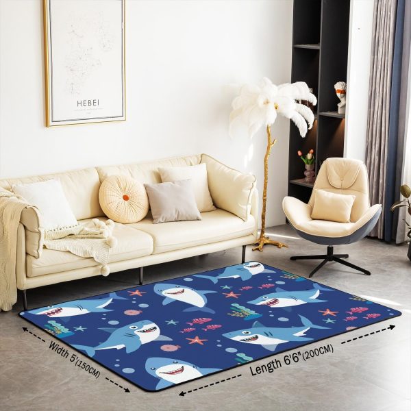 Clothes Sewing Theme Area Rug 5x7 Needle and Thread Rug for Bedroom Sewing Machine Carpet Non Slip Rustic Farmhouse Floor Mat Decorative Accent Rug Non Shedding - Image 145