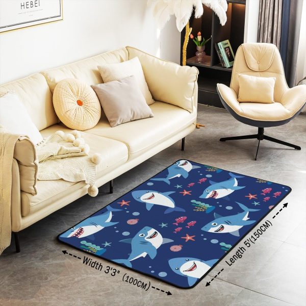 Clothes Sewing Theme Area Rug 5x7 Needle and Thread Rug for Bedroom Sewing Machine Carpet Non Slip Rustic Farmhouse Floor Mat Decorative Accent Rug Non Shedding - Image 146
