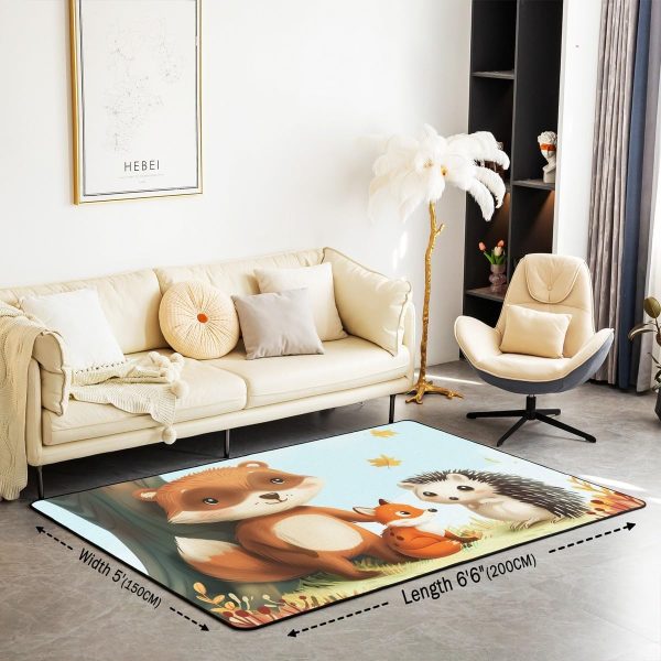 Clothes Sewing Theme Area Rug 5x7 Needle and Thread Rug for Bedroom Sewing Machine Carpet Non Slip Rustic Farmhouse Floor Mat Decorative Accent Rug Non Shedding - Image 149