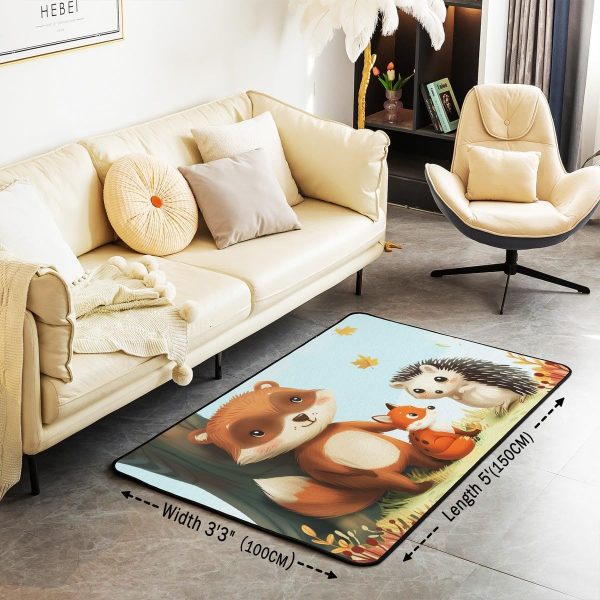 Clothes Sewing Theme Area Rug 5x7 Needle and Thread Rug for Bedroom Sewing Machine Carpet Non Slip Rustic Farmhouse Floor Mat Decorative Accent Rug Non Shedding - Image 150