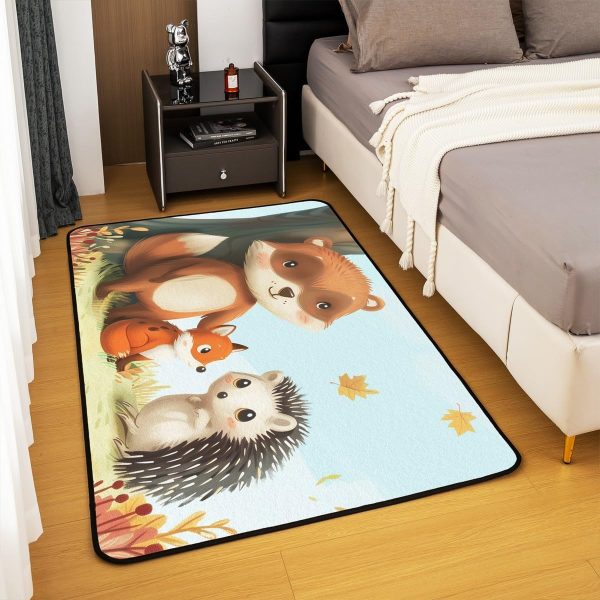 Clothes Sewing Theme Area Rug 5x7 Needle and Thread Rug for Bedroom Sewing Machine Carpet Non Slip Rustic Farmhouse Floor Mat Decorative Accent Rug Non Shedding - Image 151