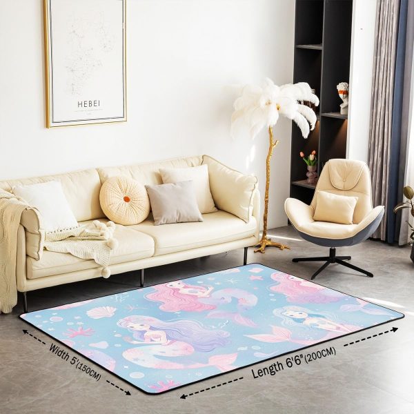 Clothes Sewing Theme Area Rug 5x7 Needle and Thread Rug for Bedroom Sewing Machine Carpet Non Slip Rustic Farmhouse Floor Mat Decorative Accent Rug Non Shedding - Image 157