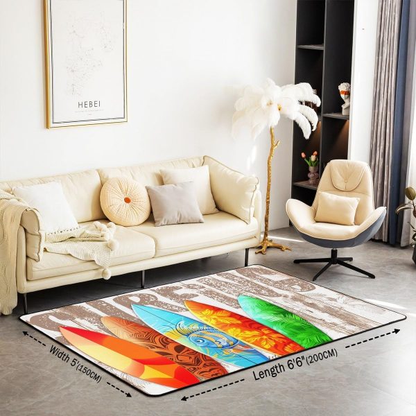 Watercolor Dragon Living Room Rugs 3x5 Chinese Style Area Rug for Kids Teen Retro Tradition Theme Carpet Runner Non Slip Dragon Pattern Decorative Accent Rug Bedroom Decor - Image 60