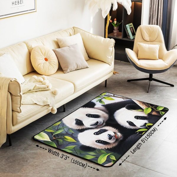Watercolor Dragon Living Room Rugs 3x5 Chinese Style Area Rug for Kids Teen Retro Tradition Theme Carpet Runner Non Slip Dragon Pattern Decorative Accent Rug Bedroom Decor - Image 69