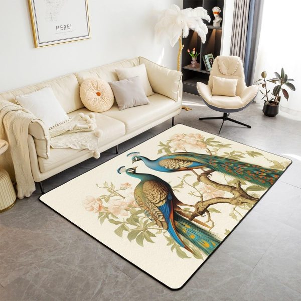 Watercolor Dragon Living Room Rugs 3x5 Chinese Style Area Rug for Kids Teen Retro Tradition Theme Carpet Runner Non Slip Dragon Pattern Decorative Accent Rug Bedroom Decor - Image 79