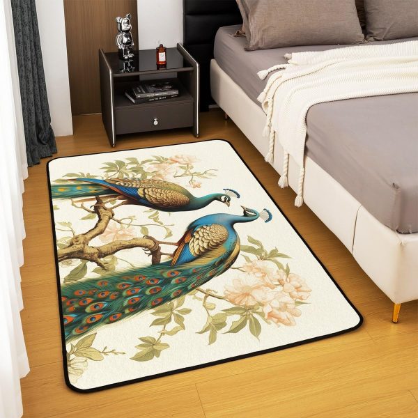 Watercolor Dragon Living Room Rugs 3x5 Chinese Style Area Rug for Kids Teen Retro Tradition Theme Carpet Runner Non Slip Dragon Pattern Decorative Accent Rug Bedroom Decor - Image 82