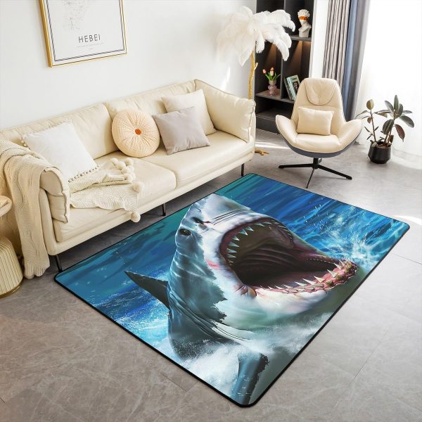 Watercolor Dragon Living Room Rugs 3x5 Chinese Style Area Rug for Kids Teen Retro Tradition Theme Carpet Runner Non Slip Dragon Pattern Decorative Accent Rug Bedroom Decor - Image 83