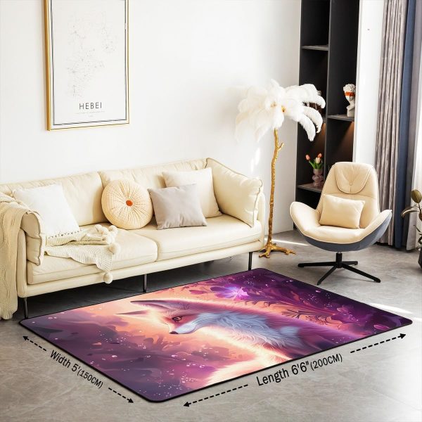 Watercolor Dragon Living Room Rugs 3x5 Chinese Style Area Rug for Kids Teen Retro Tradition Theme Carpet Runner Non Slip Dragon Pattern Decorative Accent Rug Bedroom Decor - Image 88