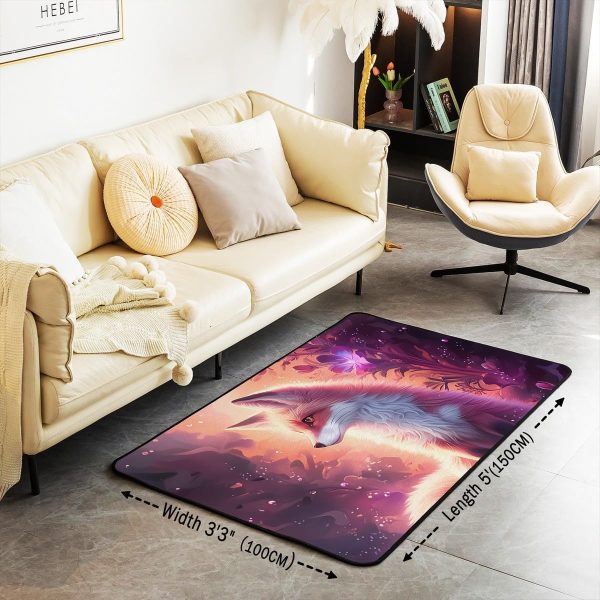 Watercolor Dragon Living Room Rugs 3x5 Chinese Style Area Rug for Kids Teen Retro Tradition Theme Carpet Runner Non Slip Dragon Pattern Decorative Accent Rug Bedroom Decor - Image 89