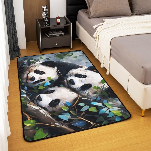 Watercolor Dragon Living Room Rugs 3x5 Chinese Style Area Rug for Kids Teen Retro Tradition Theme Carpet Runner Non Slip Dragon Pattern Decorative Accent Rug Bedroom Decor - Image 98