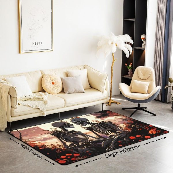 Watercolor Dragon Living Room Rugs 3x5 Chinese Style Area Rug for Kids Teen Retro Tradition Theme Carpet Runner Non Slip Dragon Pattern Decorative Accent Rug Bedroom Decor - Image 112