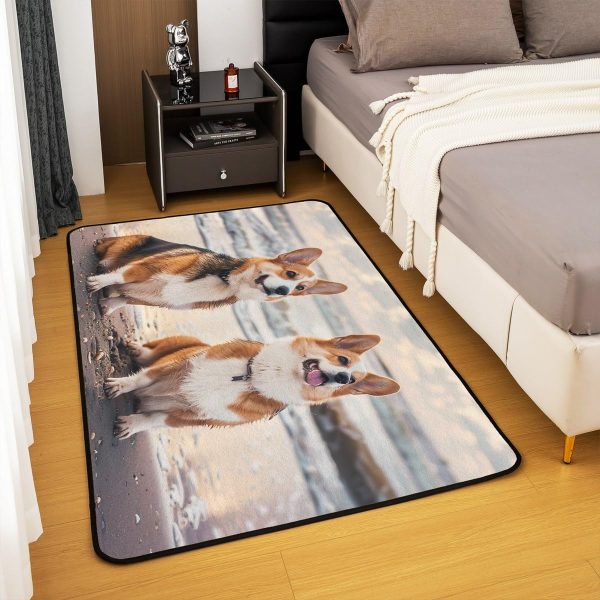 Watercolor Dragon Living Room Rugs 3x5 Chinese Style Area Rug for Kids Teen Retro Tradition Theme Carpet Runner Non Slip Dragon Pattern Decorative Accent Rug Bedroom Decor - Image 122