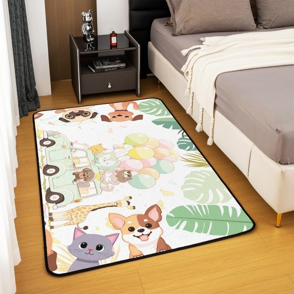 Watercolor Dragon Living Room Rugs 3x5 Chinese Style Area Rug for Kids Teen Retro Tradition Theme Carpet Runner Non Slip Dragon Pattern Decorative Accent Rug Bedroom Decor - Image 126