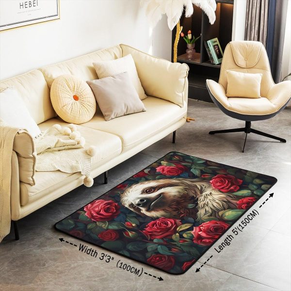 Watercolor Dragon Living Room Rugs 3x5 Chinese Style Area Rug for Kids Teen Retro Tradition Theme Carpet Runner Non Slip Dragon Pattern Decorative Accent Rug Bedroom Decor - Image 129