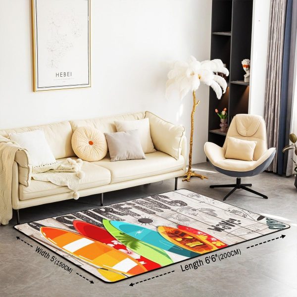 Watercolor Dragon Living Room Rugs 3x5 Chinese Style Area Rug for Kids Teen Retro Tradition Theme Carpet Runner Non Slip Dragon Pattern Decorative Accent Rug Bedroom Decor - Image 140
