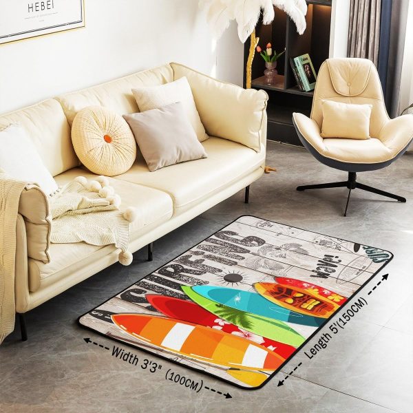 Watercolor Dragon Living Room Rugs 3x5 Chinese Style Area Rug for Kids Teen Retro Tradition Theme Carpet Runner Non Slip Dragon Pattern Decorative Accent Rug Bedroom Decor - Image 141