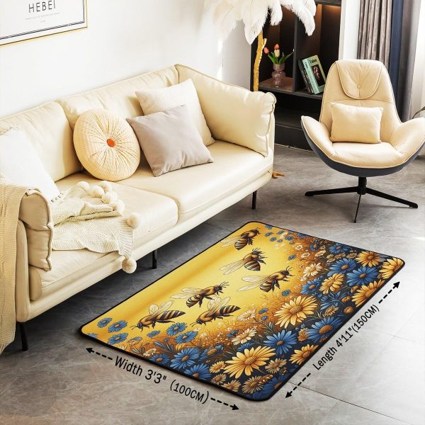Rustic Camper Area Rug 3'x5',Camping Trailer Pine Natural Non Slip Rug for Kids Teen Boys Women Men,Country Brown Checkered Plaid Indoor Floor Mat for Dining Room Backyard Decor - Image 39