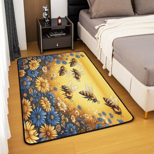 Rustic Camper Area Rug 3'x5',Camping Trailer Pine Natural Non Slip Rug for Kids Teen Boys Women Men,Country Brown Checkered Plaid Indoor Floor Mat for Dining Room Backyard Decor - Image 41