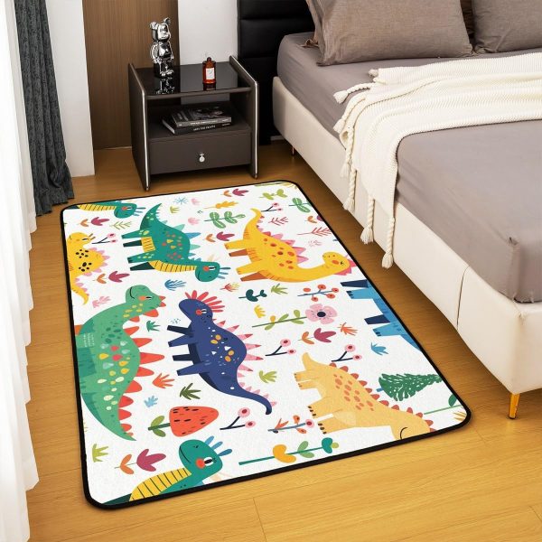 Rustic Camper Area Rug 3'x5',Camping Trailer Pine Natural Non Slip Rug for Kids Teen Boys Women Men,Country Brown Checkered Plaid Indoor Floor Mat for Dining Room Backyard Decor - Image 66