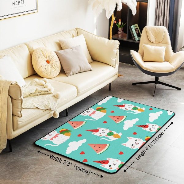 Rustic Camper Area Rug 3'x5',Camping Trailer Pine Natural Non Slip Rug for Kids Teen Boys Women Men,Country Brown Checkered Plaid Indoor Floor Mat for Dining Room Backyard Decor - Image 114