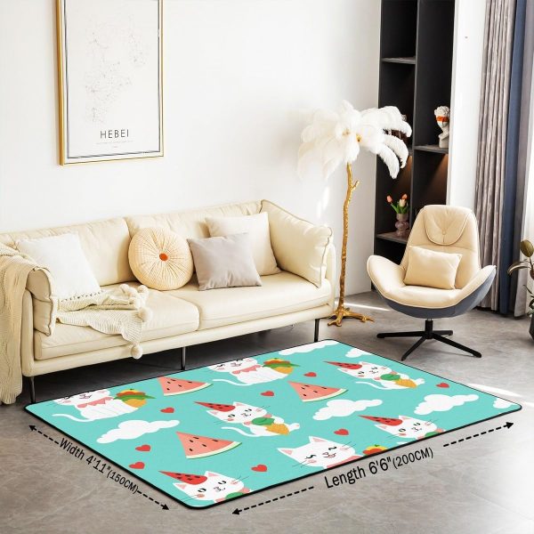 Rustic Camper Area Rug 3'x5',Camping Trailer Pine Natural Non Slip Rug for Kids Teen Boys Women Men,Country Brown Checkered Plaid Indoor Floor Mat for Dining Room Backyard Decor - Image 115