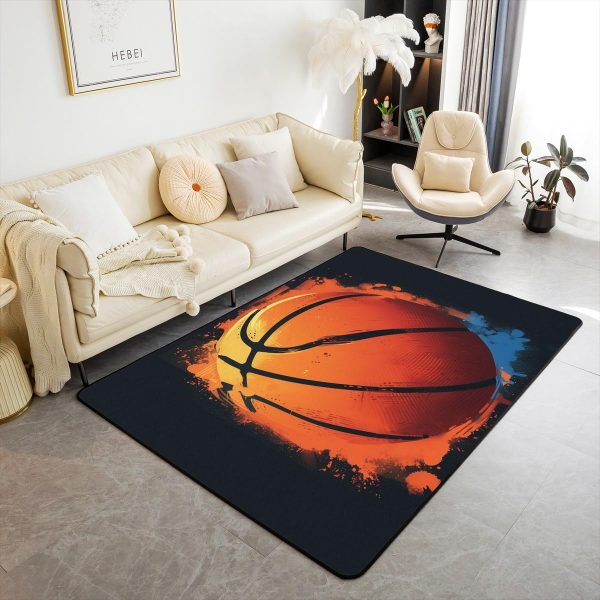 Howling Wolf Living Room Rugs 5x7 Thunder Lightning Area Rug for Kids Teen Wild Wolf Silhouette Carpet Runner Non Slip Mysterious Night Wolf Decorative Accent Rug Bedroom Decor - Image 32