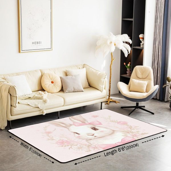 Howling Wolf Living Room Rugs 5x7 Thunder Lightning Area Rug for Kids Teen Wild Wolf Silhouette Carpet Runner Non Slip Mysterious Night Wolf Decorative Accent Rug Bedroom Decor - Image 41