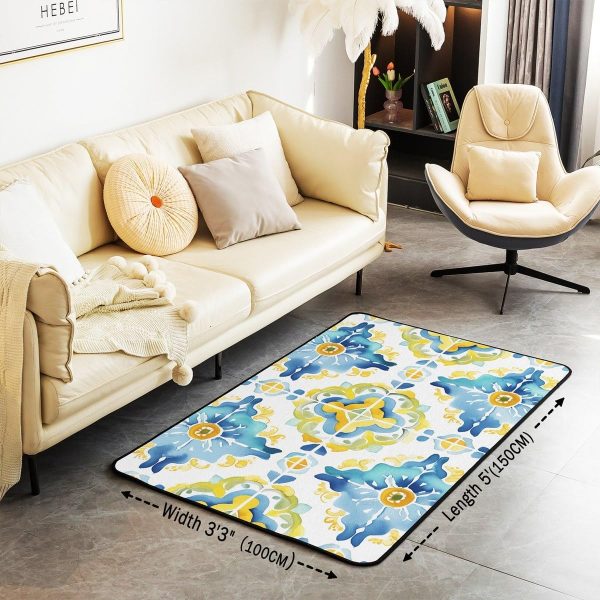 Howling Wolf Living Room Rugs 5x7 Thunder Lightning Area Rug for Kids Teen Wild Wolf Silhouette Carpet Runner Non Slip Mysterious Night Wolf Decorative Accent Rug Bedroom Decor - Image 65