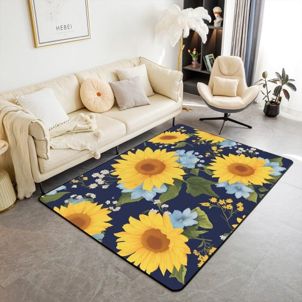 Howling Wolf Living Room Rugs 5x7 Thunder Lightning Area Rug for Kids Teen Wild Wolf Silhouette Carpet Runner Non Slip Mysterious Night Wolf Decorative Accent Rug Bedroom Decor - Image 84