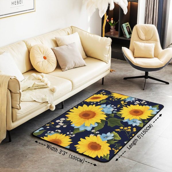 Howling Wolf Living Room Rugs 5x7 Thunder Lightning Area Rug for Kids Teen Wild Wolf Silhouette Carpet Runner Non Slip Mysterious Night Wolf Decorative Accent Rug Bedroom Decor - Image 86